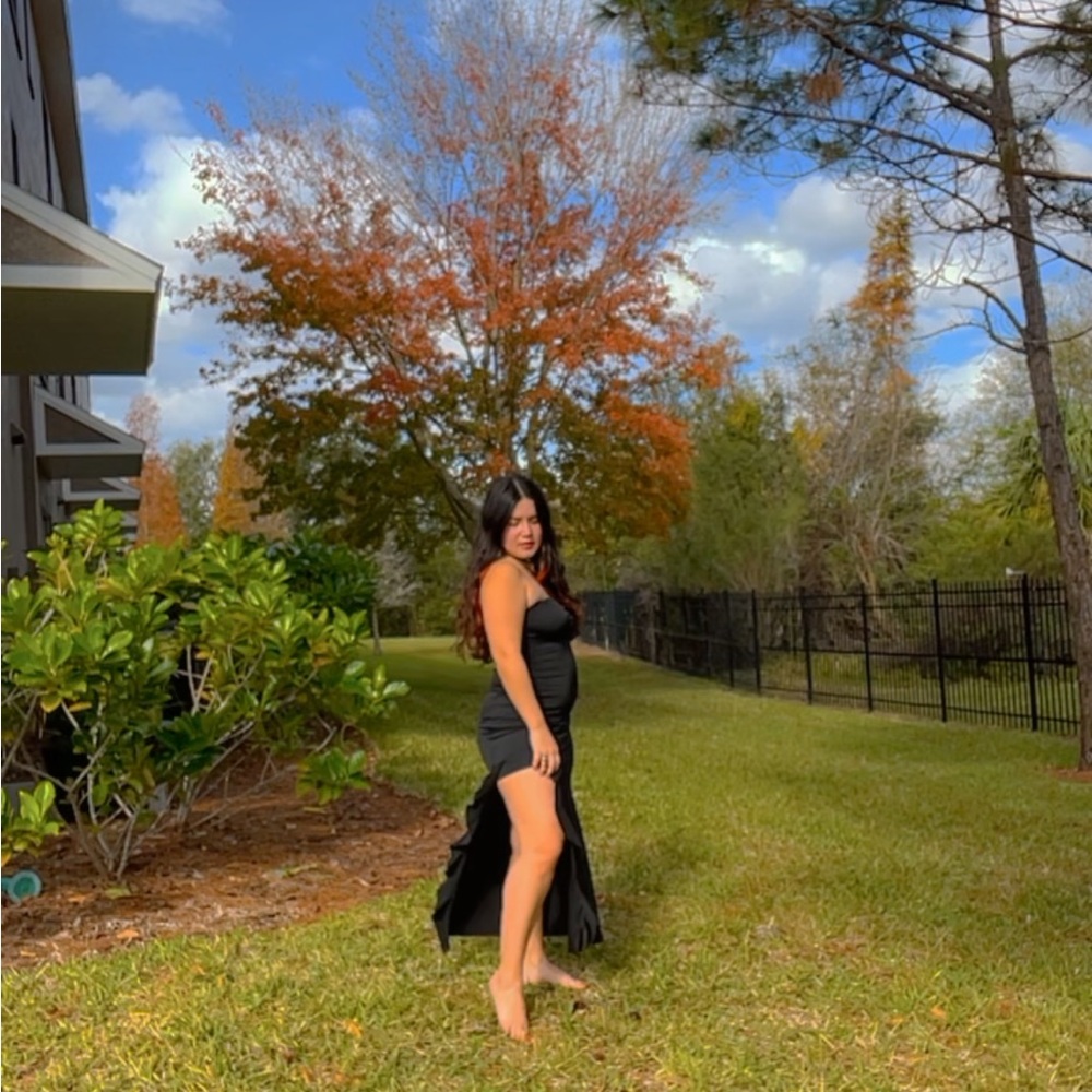 vintage dress in black